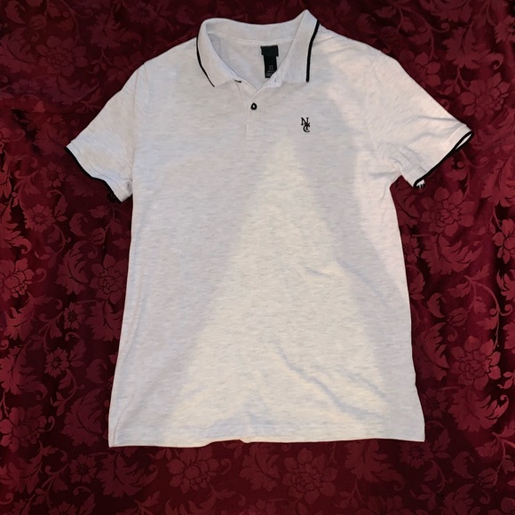 NYC logo H&M Short-Sleeved Polo Shirt - Picture 3 of 6